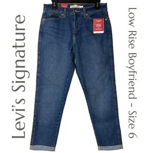 Levi’s Signature - Heritage Boyfriend Jeans - Rolled Cuffs - Cropped - Size 6